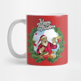 happy retro santa Mug